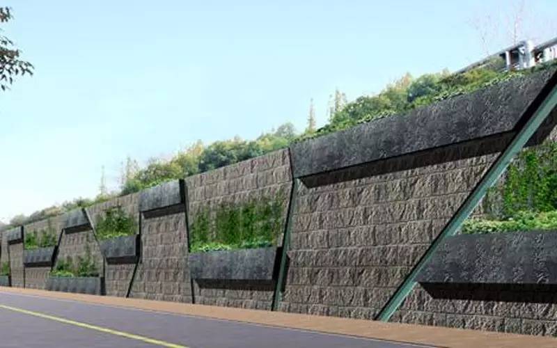如何在園林工程中營(yíng)造擋土墻景觀